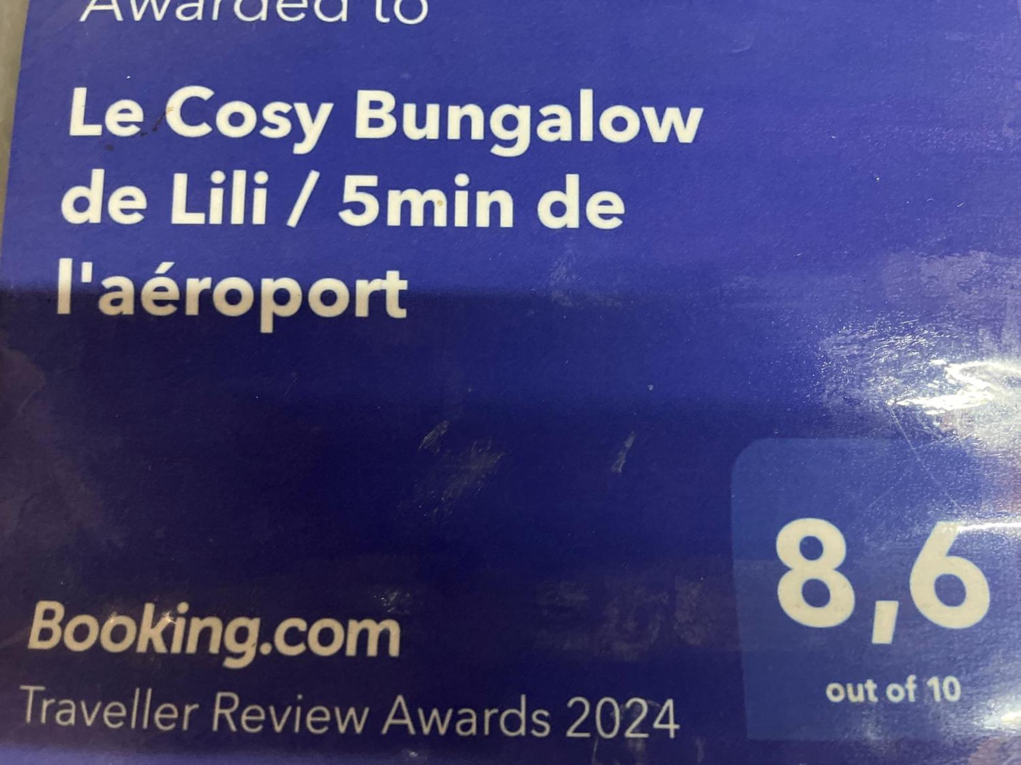 Le Cosy Bungalow De Lili / 5Min De L'Aeroport ليه أبيم المظهر الخارجي الصورة